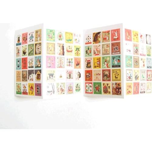 DIY Scrapbooking Paper Vintage Stamps Sticker Diary Decoration Stickers 80pcs/Lot 013006002