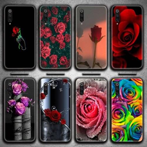 Red Rose flower Phone Case for Xiaomi Mi Note 10 Lite Mi 9T Pro xiaomi 10 10 CC9 Pro