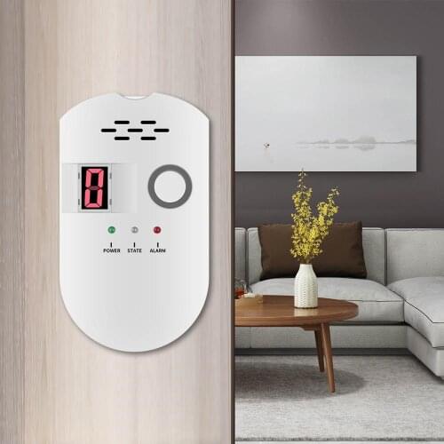 New Combustible Gas Leakage Propane Sensor Warning LPG LNG Coal Natural Gas Leak Detector Monitor Sound Security Alarm Safety GT