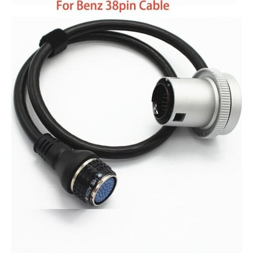 For Benz 38Pin Cable old car Round Head Diagnostic Line For Mercedes OBD-II 38 Pin SD C4 Tester Accessories Diagnostic Tool