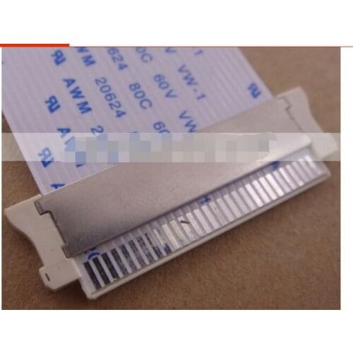 Flexible Flat Cable FFC Cable 30 Pin 1.0 Pitch Oppsite Direction With Connector For TTL LCD Monitor 25cm*3.1cm