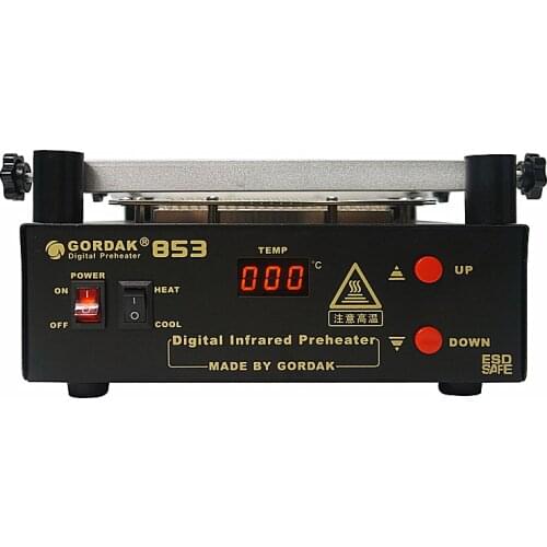 IR pre-heater GORDAK 853 lead free BGA rework station preheating 600W 120X120MM