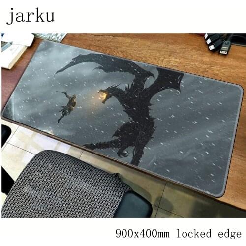 Skyrim mousepad gamer 900x400X3MM gaming mouse pad large best seller notebook pc accessories laptop padmouse ergonomic mat
