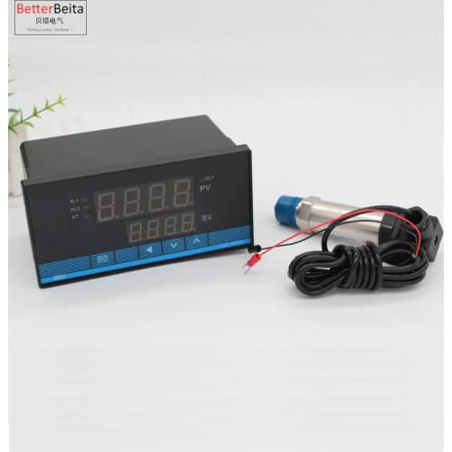 160x80mm 0-6Kpa ~ 60Mpa pressure gauge 4-20mA digital pressure controller switch with pressure sensor