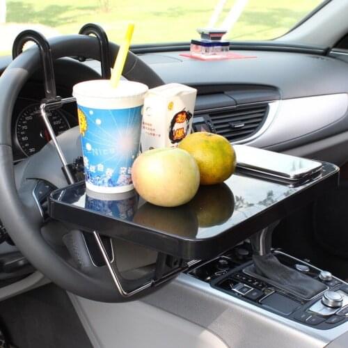 Multifunctional computer rack for automobiles which can adjust the general sundries rack of the back seat of a drivers seat