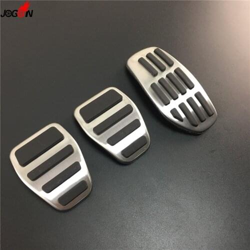 Fuel Gas Accelerator Brake Foot Pedal Pad Cover Trim AT MT For Renault Koleos Kadjar 2017 2018