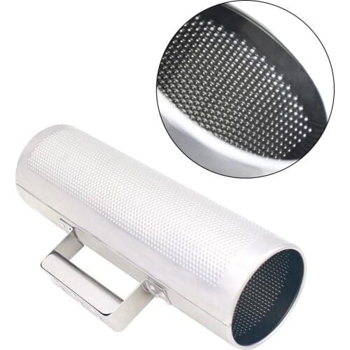 Sand Barrel Metal Percussion Tube Music Instrument Kids Toy with Scraping Brush Music Equipment Accessories Attachment