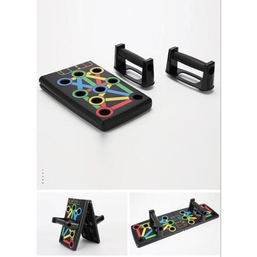 Portable Push Up Board Stand Rack Back Muscle Training Forearm Exerciser Gear