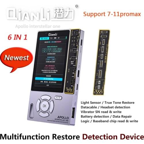 Qianli APOLLO ONE Restore Store Detetion For 7-11ProMax Original Color Data Line Detection Battery Code Baseband Read And Write