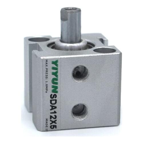 SDA12X5S SDA12X5B SDA12X5SB SDA12X10S SDA12X10B SDA12X10SB SDA12X15S SDA12X15B SDA12X15SB YIYUN Pneumatic Compact cylinder