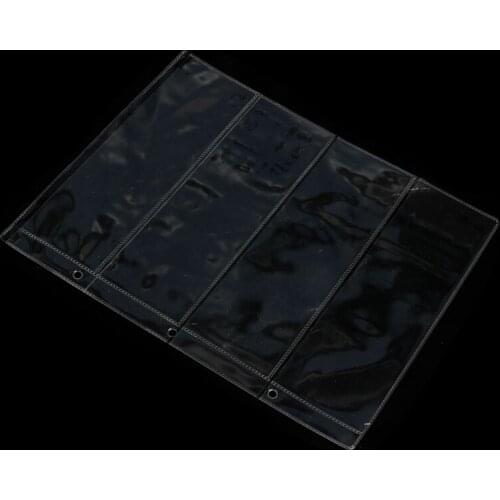 Album Pages 4 Pockets Money Bill Note Currency Holder Storage Collection 1 Sheet X3UC