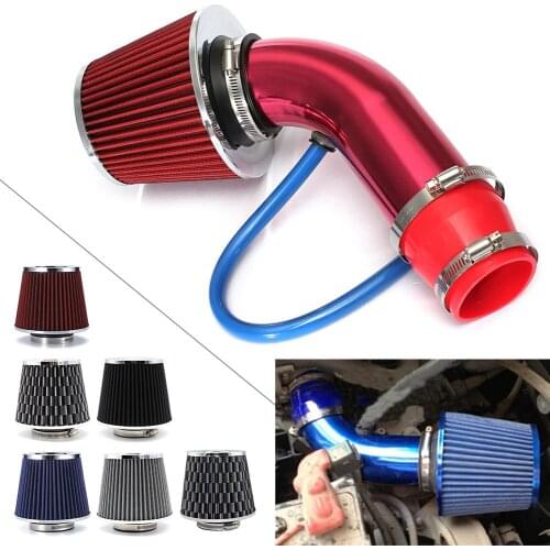 Cold Air Intake Filter Induction Kit Pipe Power Flow Hose System Car Accessories Universal