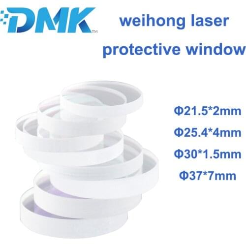 Dia.21.5*2/25.4*4 Laser Protective Lens Window 30*1.5/37*7 Protective Glass For WeiHong Cutting Head SL-060A SL-030A SL-030M