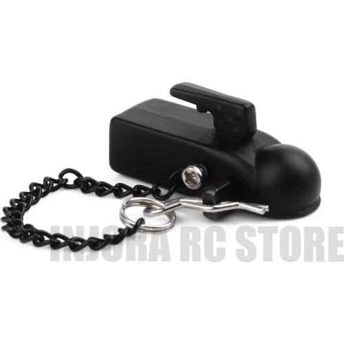 1PCS Metal Trailer Tow Head Hook M3/M4 for 1/10 RC Crawler Car Traxxas TRX-4 Axial SCX10 90046 D90 Upgrade Part