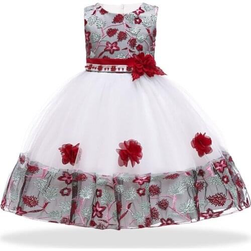 2021 New Easter Performance Dress For Girls Summer Wedding Dress Kids Dresses For Girls Princess Party Dresses 2 4 5 6 7 8 Years