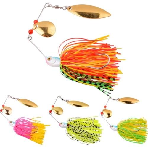 4Pcs Fishing Lure Wobbler Spinners Spoon Bait For Pike Peche Tackle All Artificial Baits Metal Lures Sequins Spinnerbait