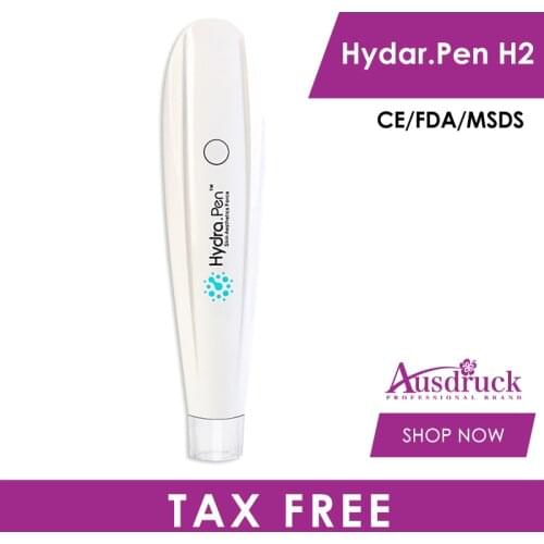 4 Speed Levels Automatic Infusion Pen Premium Electric Derma Micro Needle Dermapen Facial Pressure Inject Pen Stamp H2 Hydra Pen