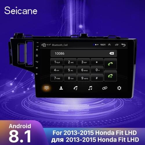 Seicane 2din Android 8.1 9 inch Car Radio GPS 2Din Unit Multimedia Player for 2013 2014 2015 Honda Fit LHD support OBD DVR