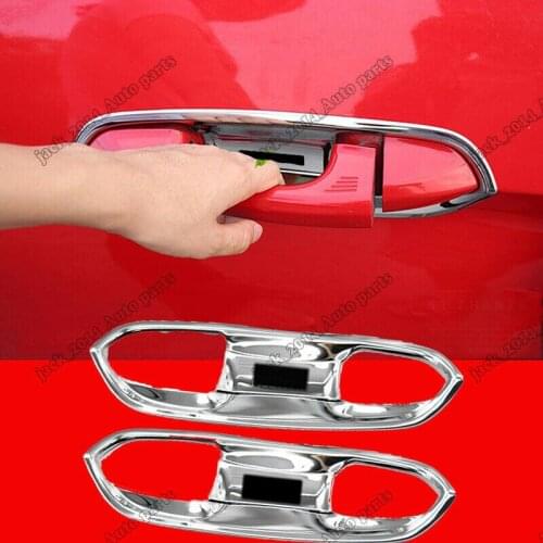Car Outside Door Handle Bowl Frame Decoration For Ford Mustang 2015 2016 2017 2018 2019