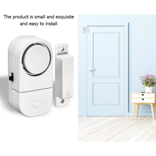 Standalone Magnetic Sensors Independent Wireless Home Door Window Entry Burglar Alarm Security Alarm Guardian for Baby Safety