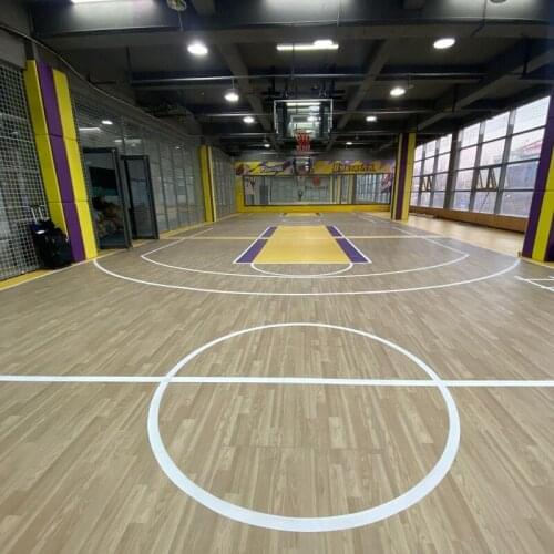 Beable Waterproof PVC Easy Clean DIN/CE Standard And Competitive Price Portable Basketball Court Sports Flooring