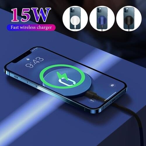 Willkey 15W Magnetic Wireless Charging For iPhone 12 Pro Max Magnetic Wireless Charger For Huawei Xiaomi Qi Wireless Charger