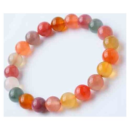 Designer Yanyuan agate candy color single ring hand string crystal fashion jewelry gift