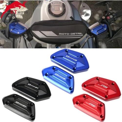 For BMW R1200R R1200RS R1200RT R 1200R/RS High quality Motorcycle CNC Aluminum Front Brake Clutch Fluid Reservoir Cap Tank Cover