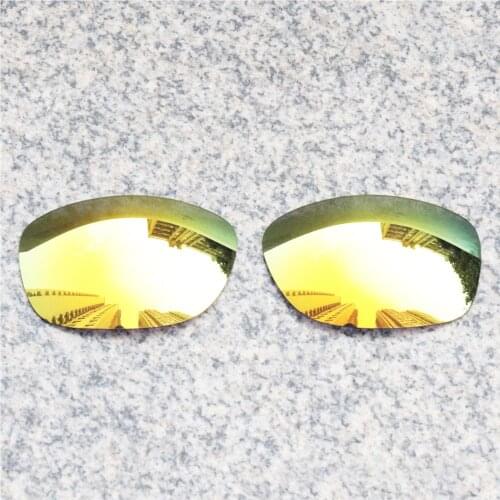 E.O.S Polarized Enhanced Replacement Lenses for Oakley Pit Bull Sunglasses - 24K Gold Polarized Mirror