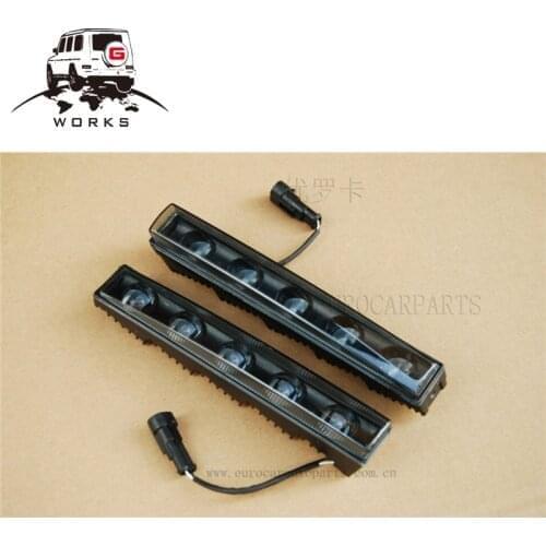 G class W463 DRL with Black and silver led light for G class W463 G63 G65 90-18y