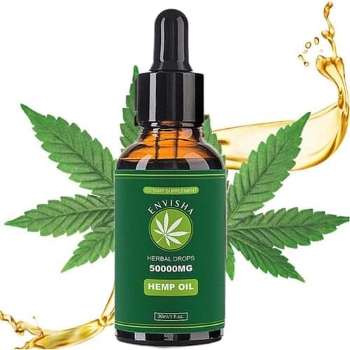 50000mg Hemp Oil for Pain Relief Anxiety Sleep Anti Inflammatory Extract Drops Oil 100% Pure Organic Therapeutic Grade
