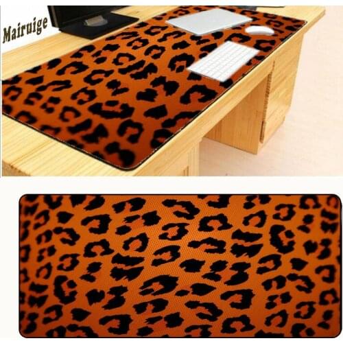 Mairuige Animal Leopard Skin Free Shipping Large Laptop Notebook Mousemat Gaming Speed Lock Edge Mousepad Print Rubber Mice Mat