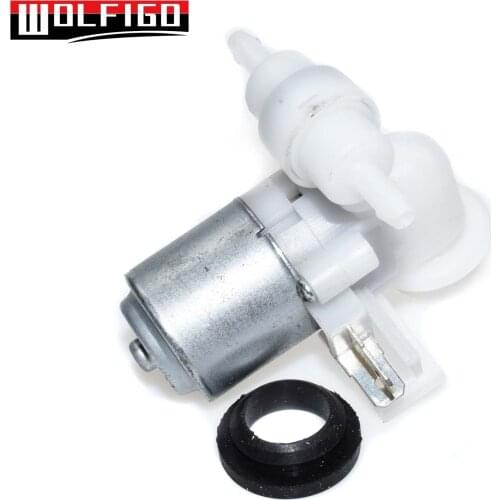 WOLFIGO New Double Windscreen Windshield Washer Pump Front Rear For FIAT CINQUECENTO (1991-1998) For FIAT SEICENTO (1998-2010)