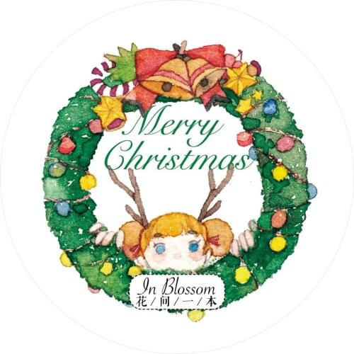 3.8cmx10 Meter Washi Christmas Journal Diary Tape Material Journal Diary Sticker