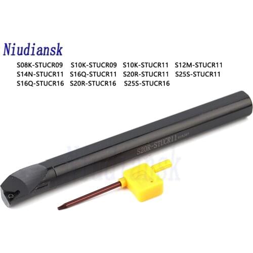 S16Q-STUCR11 Internal Toolholders S08K S10K S12M S20R S25S STUCR Toolholders Boring CNC Lathe Inner Hole Turning Tools Carbide