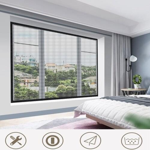 Insect Mesh Window Screen Net Mosquito Bug Fly Netting Moth Window White Color Door & Window Screens Home Textile