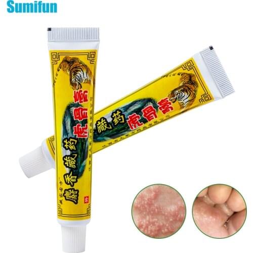 1Pcs Tiger Balm For Eczema Psoriasis Antibacterial Dermatitis Eczematoid Anti-Itch Ointment Herbal Medical Plaster Skin Care