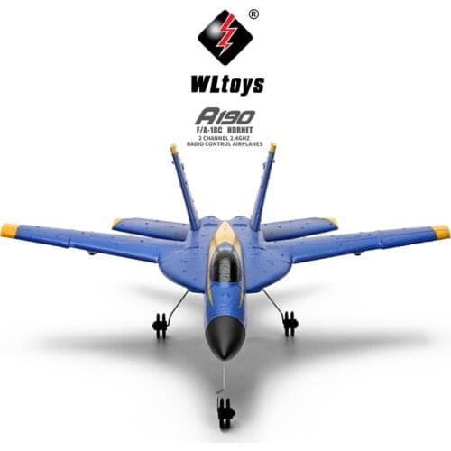 WLTOYS XK A190 F-18 RC Plane F/A-18C hornet 2Channel 2.4GHZ Radio Control Airplane 6axis Drone Remote control aircraft Glider