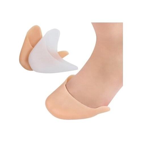 Women Finger Protector Silicone Pointe Toe Cap Cover For Toes Soft Pads Protectors for Pointe Ballet Shoes Feet Care Tool