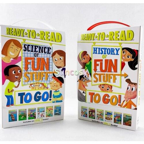 12 Books/set Ready To Read Science and History,Popular English Science Books for Children, Learning Toys for Children
