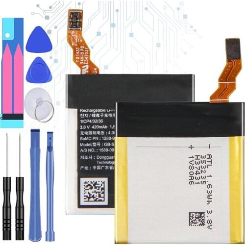 420mAh watch Battery GB-S10-353235-0100 For SONY SmartWatch 3 SW3 SWR50 3SAS