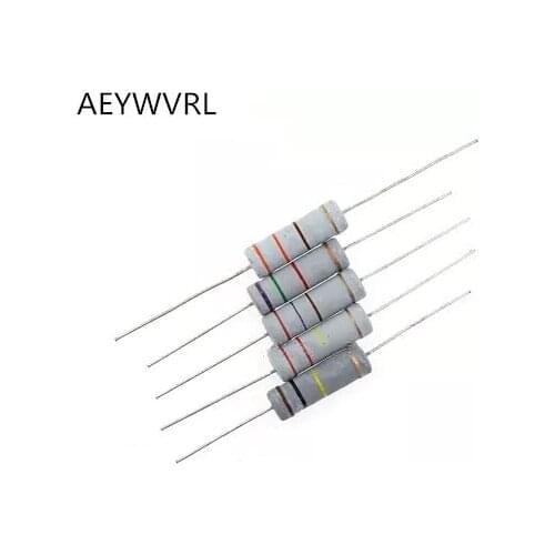 5W Carbon Film resistor 5% 1R ~ 1M 2.2R 10R 22R 47R 51R 100R 150R 470R 1K 4.7K 10K 47K 1 2.2 10 22 47 51 100 150 470 ohm