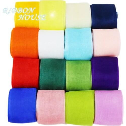 10 yards/roll) 38mm Organza Ribbon gift wrapping Christmas ribbonsDIY Hair accessories and Garments Jewelry Access