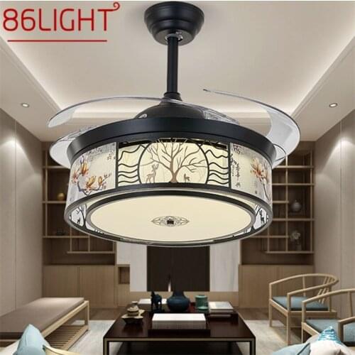 86LIGHT Ceiling Fan Light Lamp Without Blade Remote Control Modern Simple Creative LED For Home Living Room