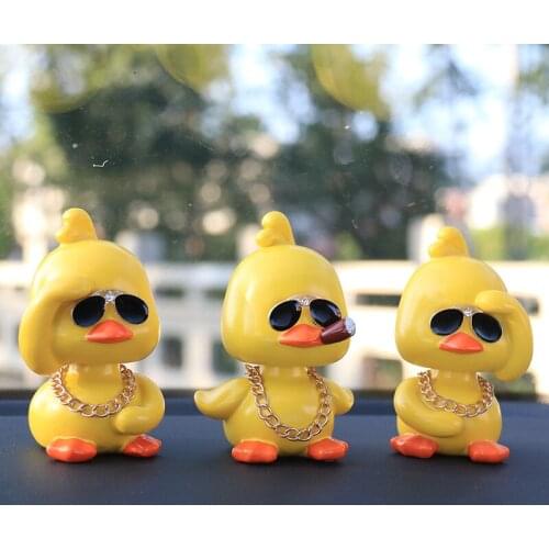 Duckling car interior decoration accessories car cute car shaking head doll car creativity car decoration accessories