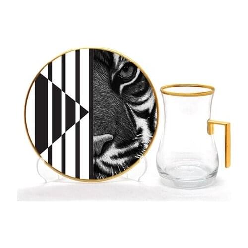 Drop Handles Tea Set 12 Tigris