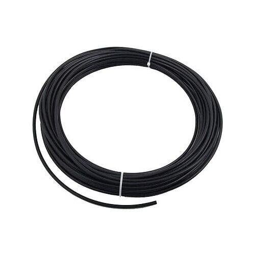 Black 4mm x 2.5mm Polyurethane PU Air Hose Tube 20M 65.6Ft
