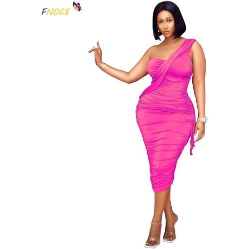 Fnoce Summer Midi Dresses