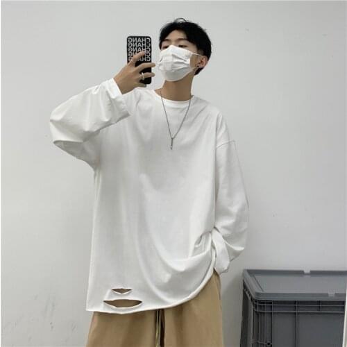 Free Ship Long Sleeve T-Shirts Men Women Free Style Tshirts Male Oversized Basic Plain Logo Cotton Female Tee Shirts Tops