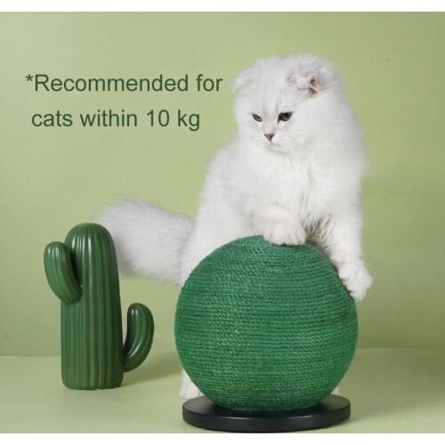 Pet Cat And Dog Toy Ball Scratching Cactus Claw Sharpener Sisal Wear-resistant Small Gripper Ball Toy